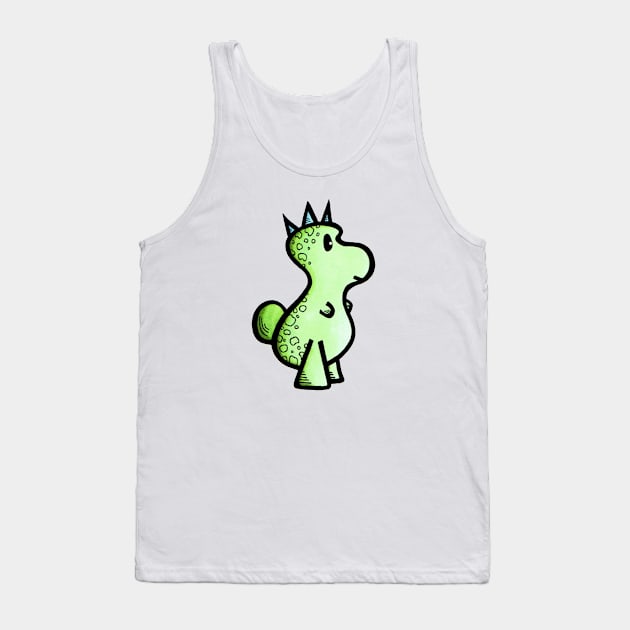 King Dino Tank Top by NicoleWhelan